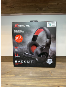 CASCOS GAMING XTRIKE ME BLACKLIT PS4/PS5
